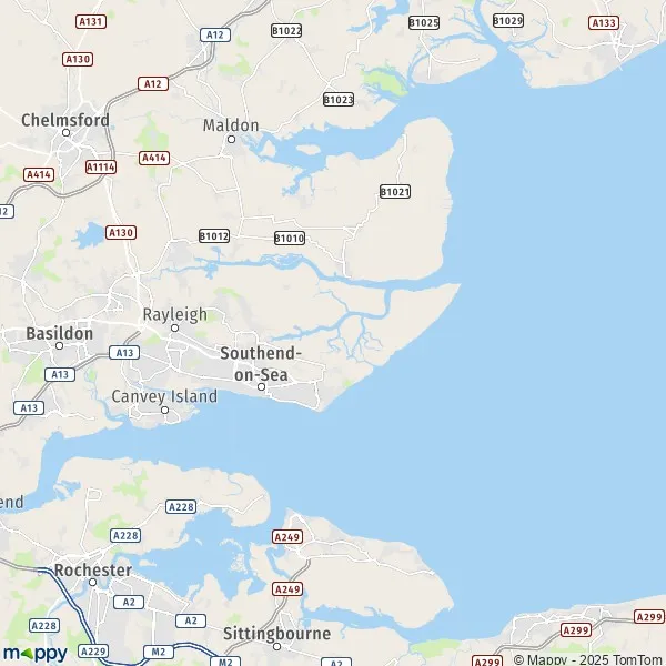 Map Canewdon map of Canewdon (SS4 3) and practical information